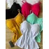 Blusa Alça Feminina Blusinha Com Bojo  Lançamento Promoção