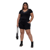 Blusa Alcinha Com Shorts