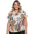 Blusa Alfaiataria Plus Size Feminina Blusinha Social Senhora