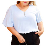 Blusa Alfaiataria Social Plus