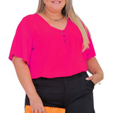 Blusa Alfaiataria Social Plus