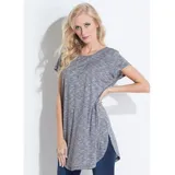 Blusa Alongada Com Barra