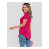 Blusa Alongada Comprida Tapa