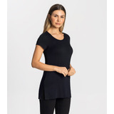 Blusa Alongada Feminina Rovitex