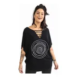 Blusa Alongada Sob Leg