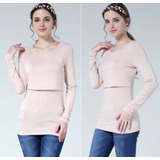 Blusa Amamentacao Manga