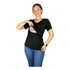 Blusa Amamentação Cores Premium Gestante Manga Curta Gola V