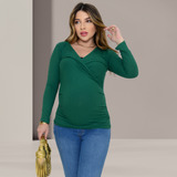 Blusa Amamentacao Gestante Canelada