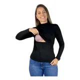 Blusa Amamentacao Gola Alta