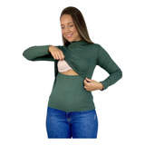 Blusa Amamentacao Slim Gola