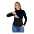 Blusa Amamentação Slim Gola Alta Cores Premium Manga Longa