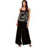 Blusa Ampla Estampada Em