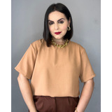Blusa Ampla Feminina Manga