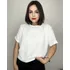 Blusa Ampla Feminina Manga 3/4 Tecido Crepe Duna