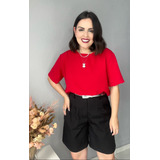 Blusa Ampla Feminina Manga