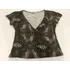 Blusa Animal Print Marrom Tamanho G