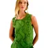 Blusa Animal Print Sobreposta Em Linho Com Fivela Lez A Lez