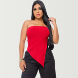 Blusa Assimetrica Tomara Que