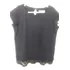 Blusa Azul Marinho Hering Tam. 8 Com Detalhe Em Renda