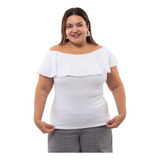 Blusa Babado Ciganinha Feminina