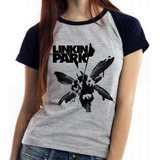 Blusa Baby Look Linkin Park Soldier Banda Rock Roll Chester