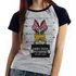 Blusa Baby Look Margarida Disney Presa Namorada Pato Donald