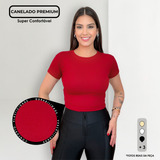 Blusa Baby Tee Canelada