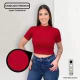 Blusa Baby Tee Canelada
