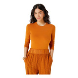 Blusa Basica Feminina Manga