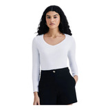 Blusa Basica Feminina Manga