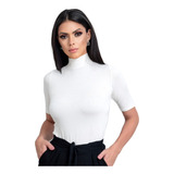 Blusa Basica Gola Alta