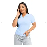 Blusa Basica Gola Polo