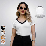 Blusa Basica Gola V