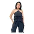 Blusa Bata Babado Plissada Amarração Efeito Metálico Elástic