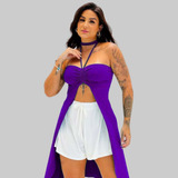 Blusa Bata Bianca Elegancia