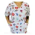 Blusa Bata Camisa Scrub Pijama Hospitalar Cirúrgico Linda Ro