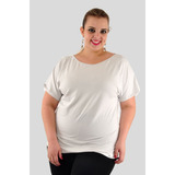 Blusa Bata Camiseta Plus Size Basica Lisa Gordinha G1g2g3g4