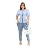 Blusa Bata Feminina Manga