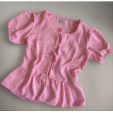 Blusa Bata Feminina Manga