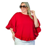 Blusa Bata Feminina Manga