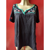 Blusa Bata Feminina Preta