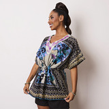 Blusa Bata Feminino Algodao