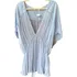 Blusa Bata Indiana (importada) Em Crepe Cor Azul Claro Tam.g