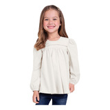 Blusa Bata Infantil Manga