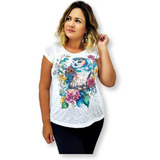 Blusa Bata Manga Curta