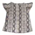Blusa Bata Mulher Crepe Estampada Animal Print Rabusch