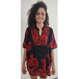 Blusa Bata Poncho Indiana