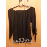Blusa Bata Preta Esoterica