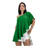 Blusa Bata Social Ombro
