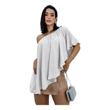 Blusa Bata Social Ombro